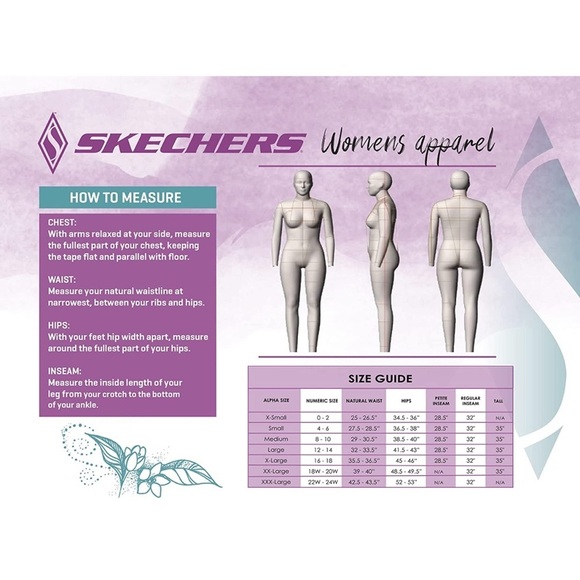 Skechers Womens Go Walk High Waist Moisture Wicking Yoga Leggings Size S - Picture 4 of 11